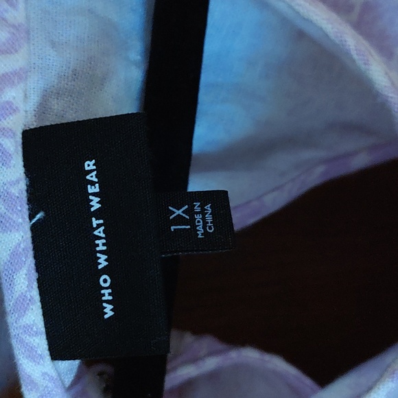 Who What Wear Linen Blend Floral Maxi Dress - Picture 3 of 6